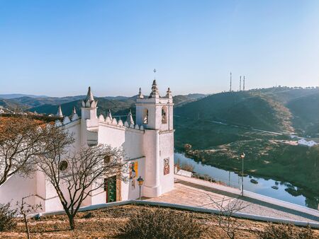 Mertola town and castle in Portugal