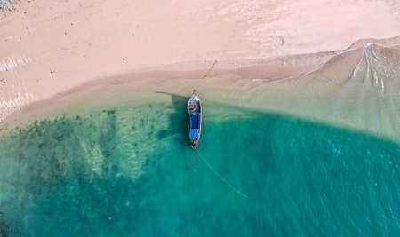 Aerial view of Koh Nok, island in the Andaman Sea between Phuket and Krabi Thailand