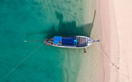 Aerial view of Koh Nok, island in the Andaman Sea between Phuket and Krabi Thailand