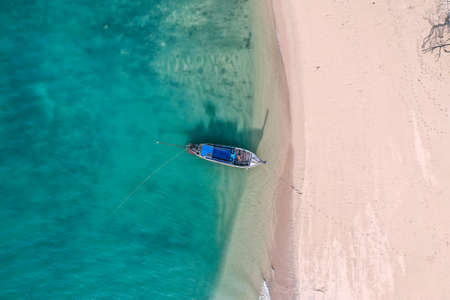 Aerial view of Koh Nok, island in the Andaman Sea between Phuket and Krabi Thailand