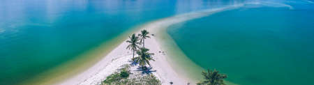 Aerial view of Laem Had Beach in Koh Yao Yai, island in the andaman sea between Phuket and Krabi...