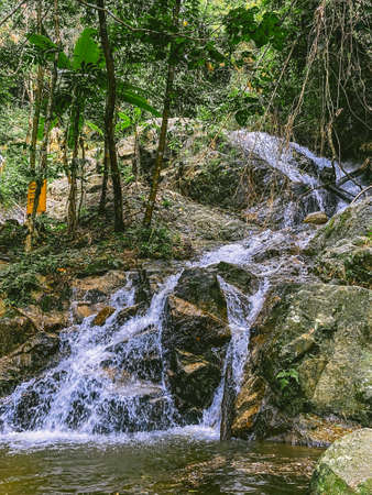 Mae Kampong mountain village in Chiang Mai province, Thailandの写真素材