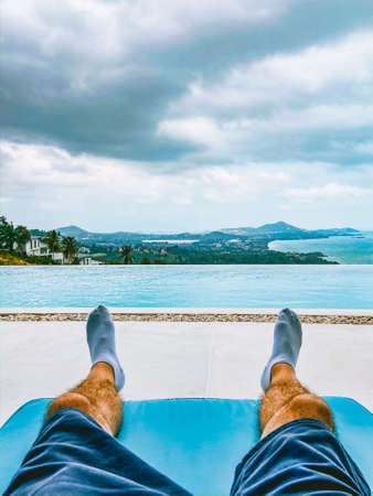 View of Samui resort at the beach, in Thailand, south east Asia