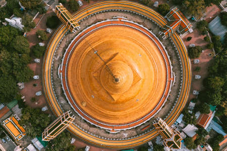 Wat Phra Pathom Chedi Ratchaworamahawihan or Wat Phra Pathommachedi Ratcha Wora Maha Wihan, in...