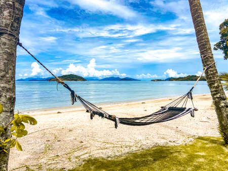 Koh Mak tropical island and its paradise beach near koh Chang, Trat, Thailandの写真素材