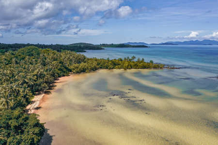 Koh Mak tropical island and its paradise beach near koh Chang, Trat, Thailandの写真素材