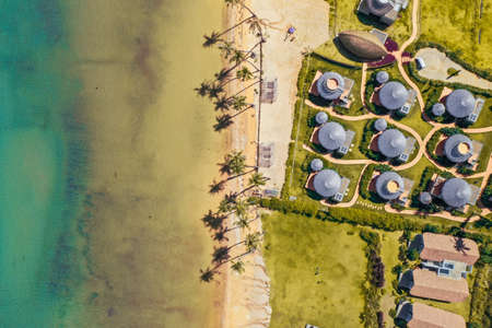 Koh Mak tropical island and its paradise beach near koh Chang, Trat, Thailandの写真素材