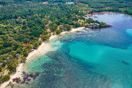 Koh Mak tropical island and its paradise beach near koh Chang, Trat, Thailand