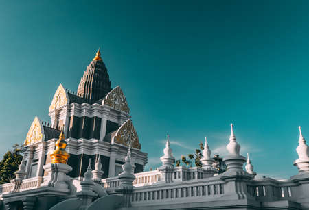 Wat Chalong temple in Phuket, Thailandの写真素材