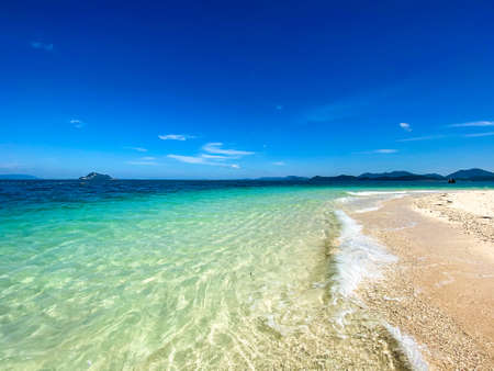 Koh Khai Nai, the cat island, in Phuket Province, Thailandの写真素材