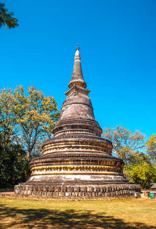 Cafe 39 near Wat Umong underground temple and tunnels in Chiang Mai, Thailandの写真素材