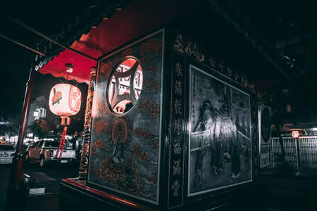 Awakening light festival in Chinatown, Bangkok, Thailand