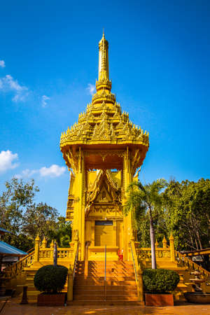 Wat Phra Prang Muni in Sing Buri province, Thailandの写真素材