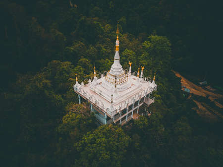 Thamma Park or Dharma park Ban Khao Na Nai, temple complex in Surat Thani, Thailandの写真素材