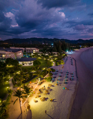 Sunset at Khao Lak beach, Thailand