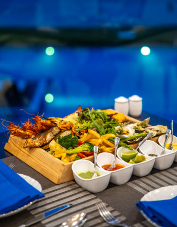 Vietnamese dish specialty in Da Nang, Vietnamの写真素材