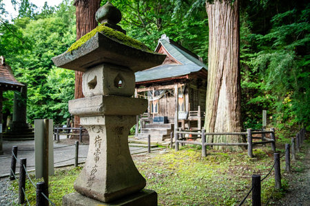 Sazae Temple in Aizuwakamatsu, Fukushima, Japanの写真素材