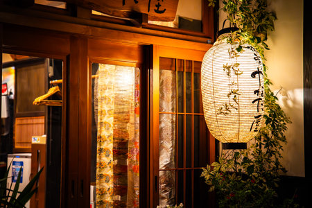 Ginzan Onsen in Obanazawa, Yamagata Prefecture, Japanの写真素材