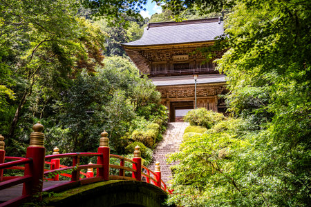 Unganji temple in Otawara, Tochigi, Japanの写真素材