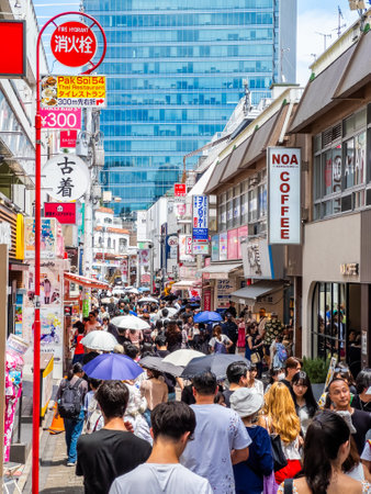Harajuku, Takeshita Street in Shibuya, Tokyo, Japan