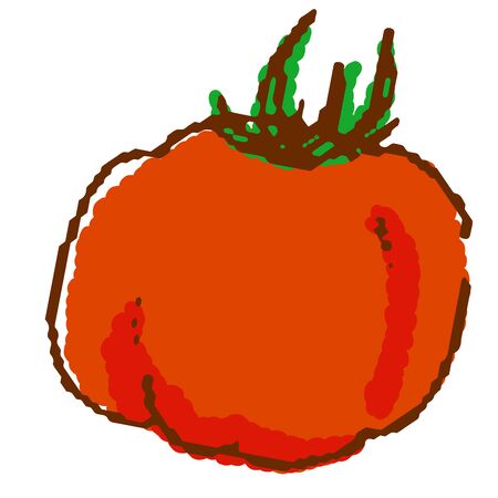 Vegetables tomatoのイラスト素材