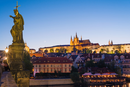 Prague, Bohemia, Czech Republic. One of the most popular tourist attractions of Prague.のeditorial素材