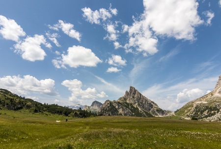 Landscape of Dolomitesの写真素材