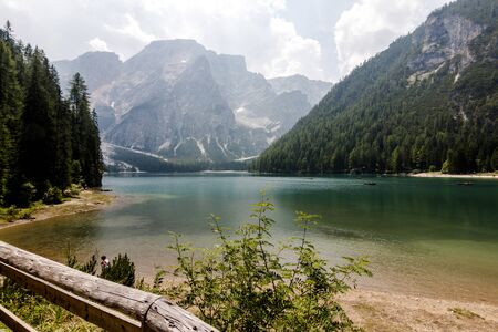 Lake of Braiesの写真素材
