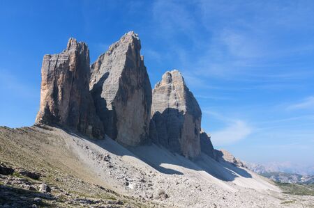 Three heights of Lavaredoの写真素材