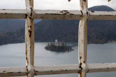 lake of Bled fromの写真素材