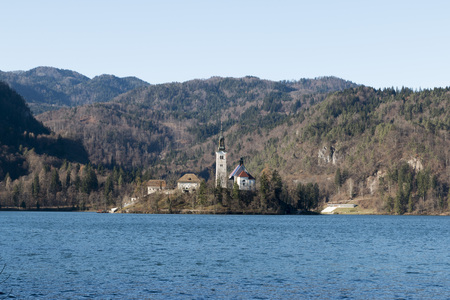 Lake of Bledの写真素材