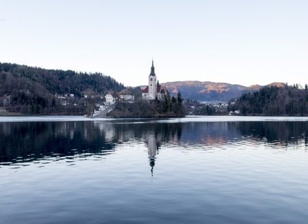 Lake of Bledの写真素材