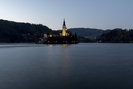 Lake of Bledの写真素材