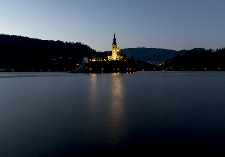 Lake of Bledの写真素材