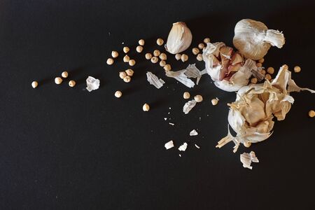 Garlic Arrangementの写真素材