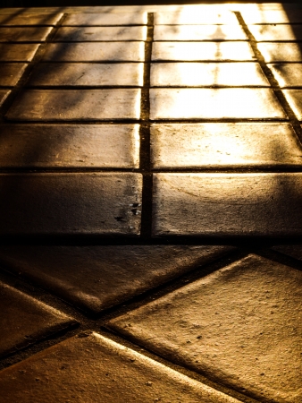 Checkerboard floorの写真素材