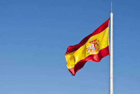 Spain flagの写真素材