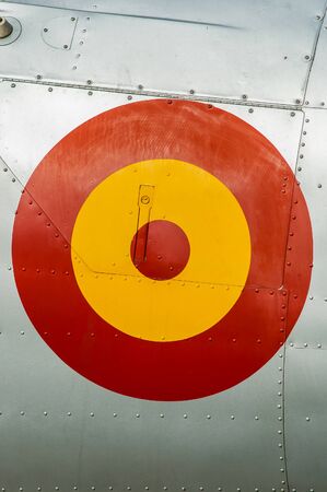 circle  Spain flagの写真素材