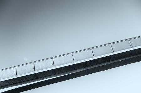 inclined bridgeの写真素材