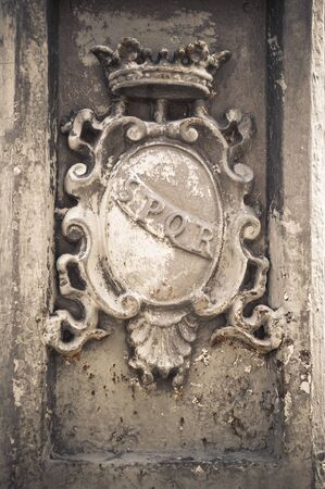 SPQR, Roman Symbol, Rome Italyの写真素材