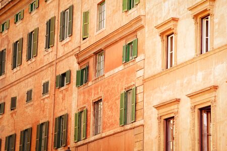 Traditional old Italian houseの写真素材