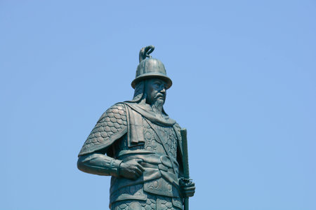 warrior statueの写真素材