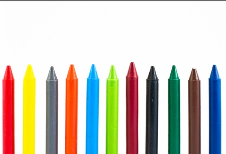 Colorful Crayonsの写真素材