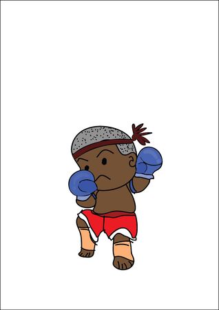 hand drawing.cartoon vector on white backgroundの写真素材