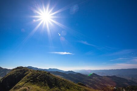 Mountain view take form Chiang Rai thailandの写真素材