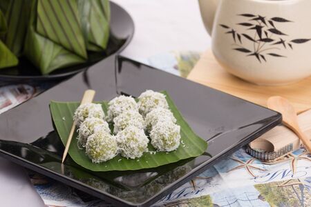 close up of thai dessert