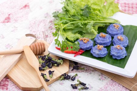 close up of thai dessertの写真素材