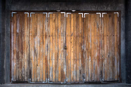 close up old wood doorsの写真素材