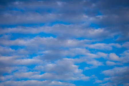 Bright White Cloud Formation in Blue Skyの写真素材