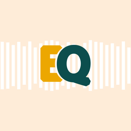 EQ emotional IQ, logo for the company.のイラスト素材